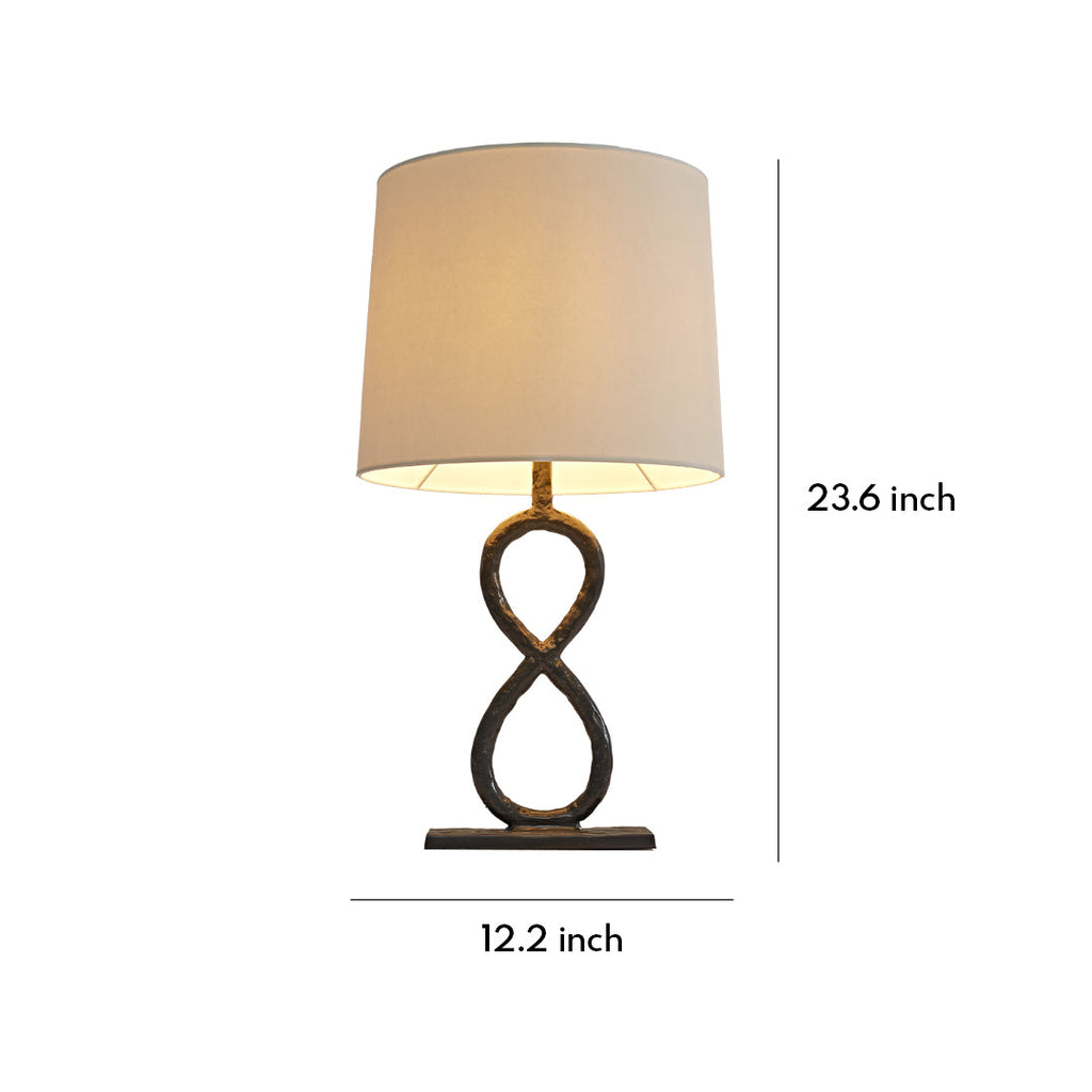 Bronze Metal Table Lamp - European Luxury Fabric Light

Enhance your home decor with this stunning bronze metal table lamp, featuring exquisite European luxury fabric. Perfect for living rooms, bedrooms, or office spaces, this elegant light fixture adds s