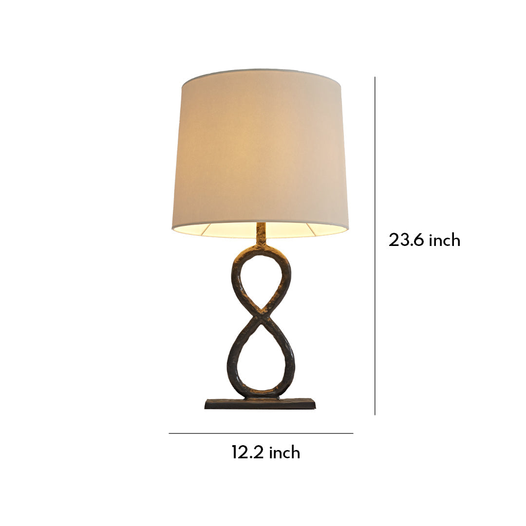 Bronze Metal Table Lamp - European Luxury Fabric Light

Enhance your home decor with this stunning bronze metal table lamp, featuring exquisite European luxury fabric. Perfect for living rooms, bedrooms, or office spaces, this elegant light fixture adds s