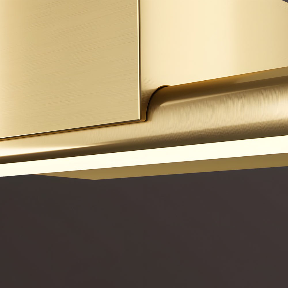 Brushed Brass Linear LED Vanity Light Slim Cylinder Design Bathroom Lighting Fixtures Modern Wall Sconce for Home Decor Contemporary LED Bathroom Lights Elegant Vanity Lighting for Makeup and Grooming