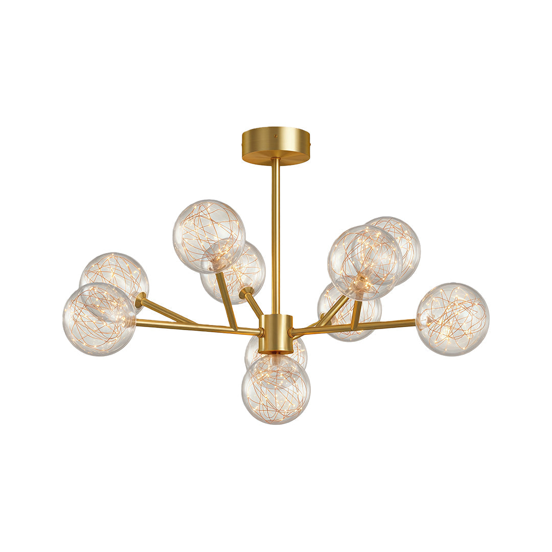 Modern Glass Globe Chandelier - Sky Star Ceiling Light