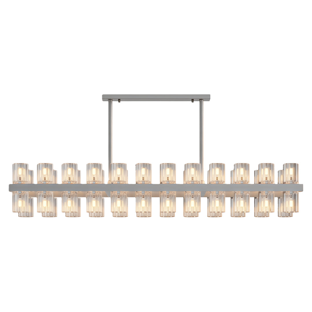 Luxury Crystal Chandelier - American Copper Ceiling Light