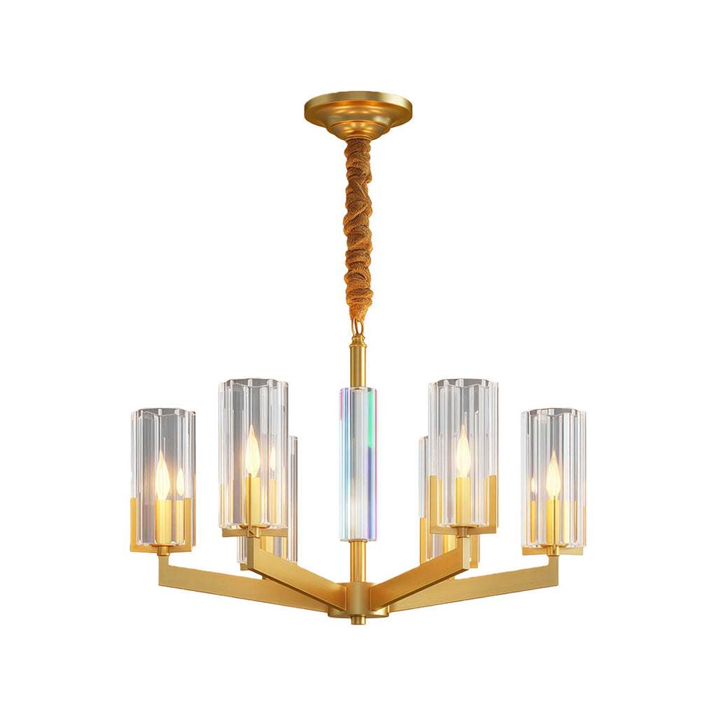 American-Style Candle Chandeliers Luxury Ceiling Light