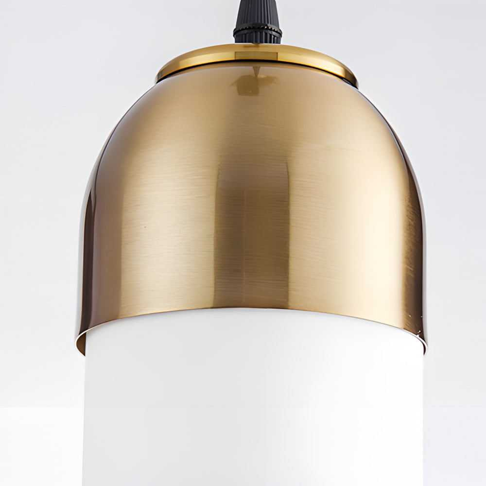 Nordic Simple Tube Glass Pendant Light Chandelier