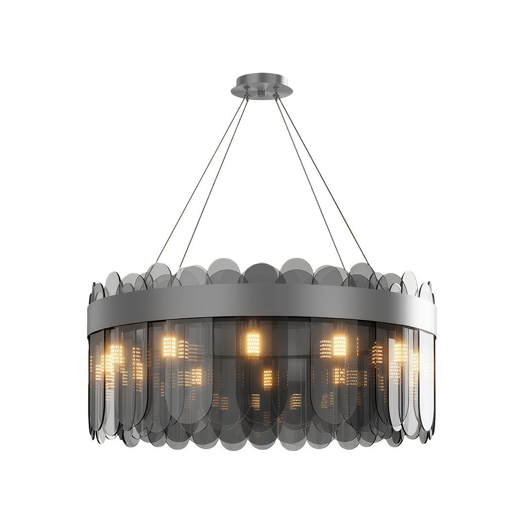 Modern Traditional Luxury Glass Chandelier Ceiling Light