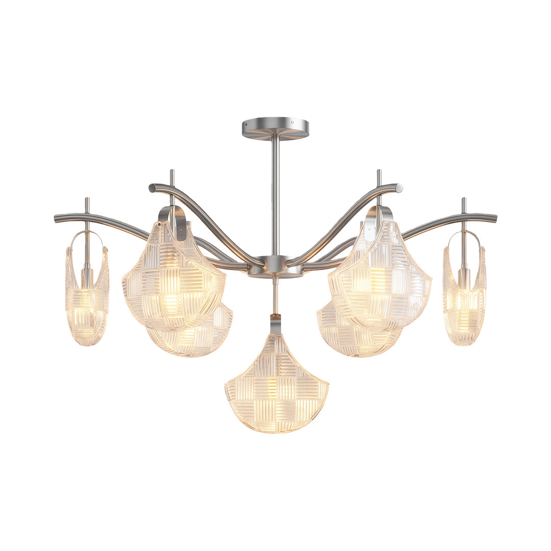 Shell Chandelier Light - Modern Luxury Ceiling Fixture, Creative Design, Elegant Home Lighting