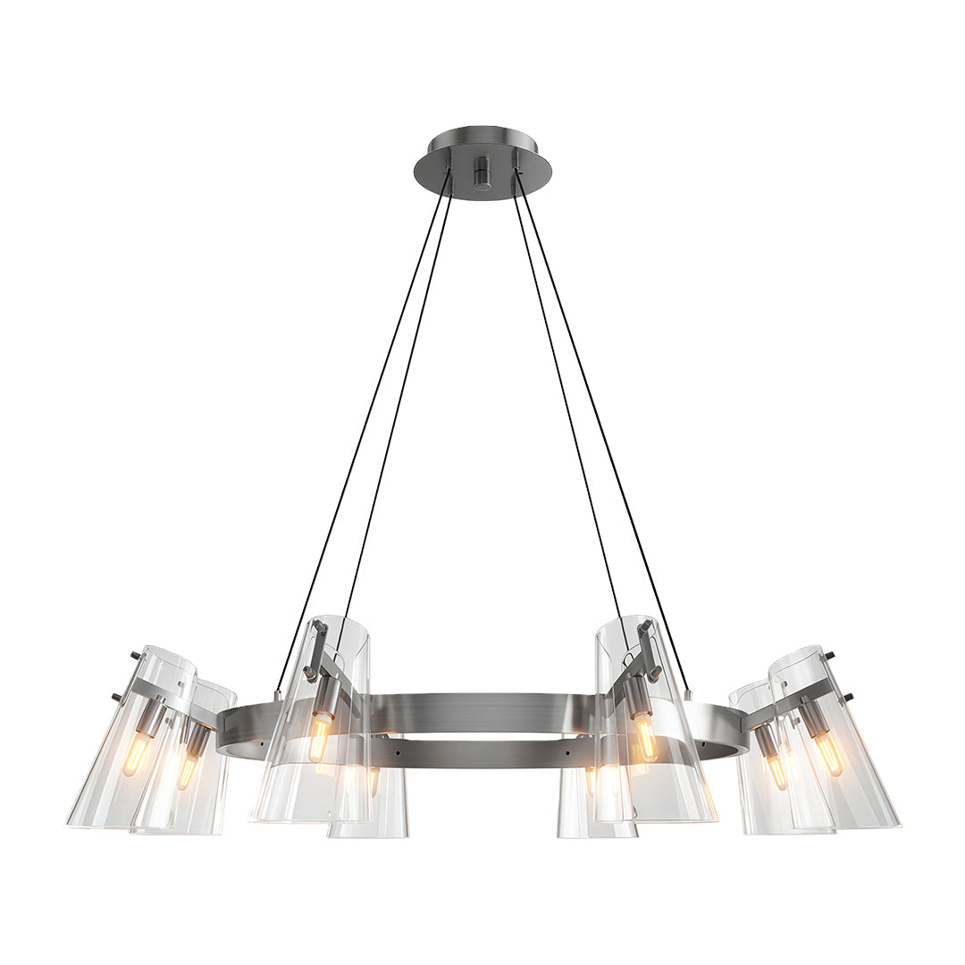 Modern Copper Ceiling Light Chandelier - Simple Elegance