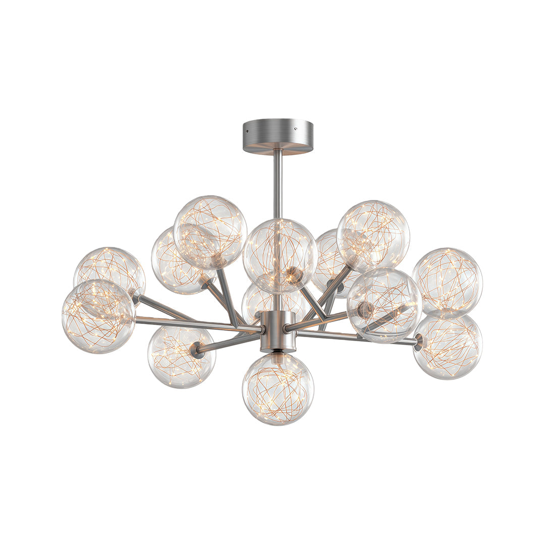 Modern Glass Globe Chandelier - Sky Star Ceiling Light