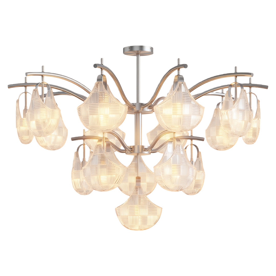Shell Chandelier Light - Modern Luxury Ceiling Fixture, Creative Design, Elegant Home Lighting