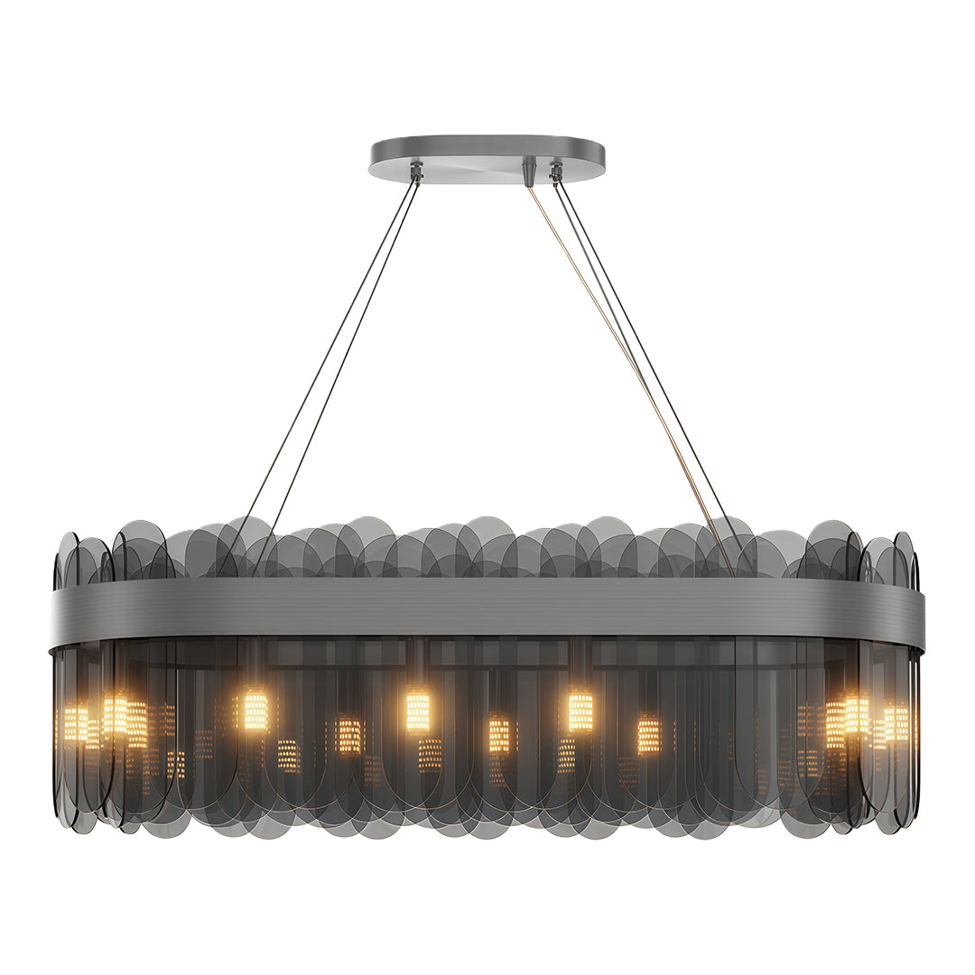 Modern Traditional Luxury Glass Chandelier Ceiling Light