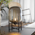 Bubble Glass Floor Lamp Industrial Rods Lighting