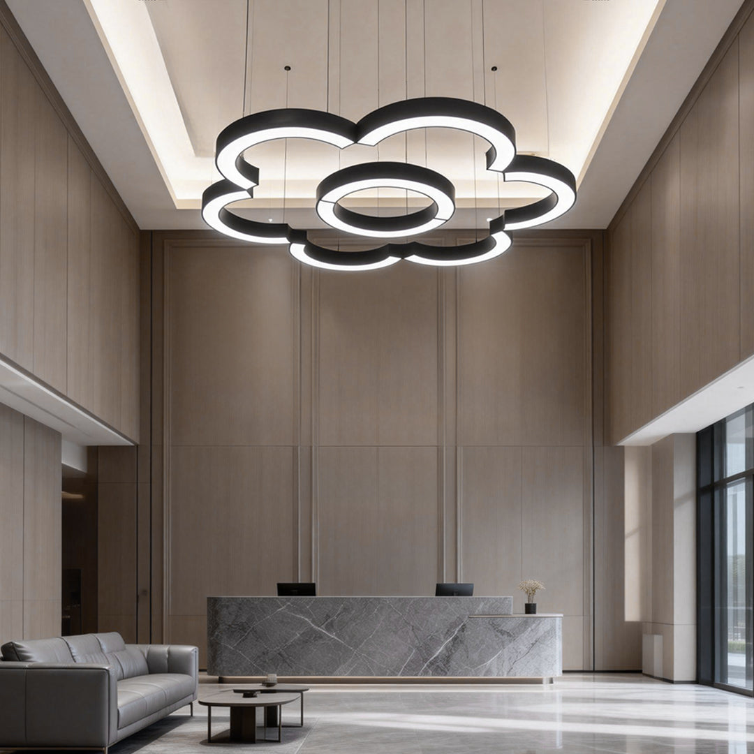 2-PCS C Shape Pendant Light Minimalist Arc Linear Lighting