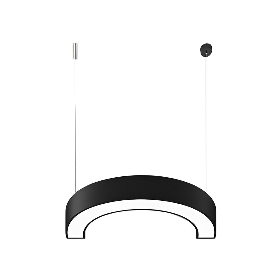 2-PCS C Shape Pendant Light - Minimalist Arc Linear Commercial Lighting