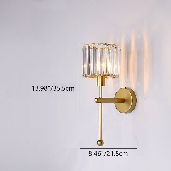 Vintage Iron Glass Round Bird Wall Sconce Lamp - 1-Light for Living Room