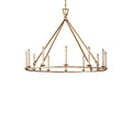 Chandelier Candle Style Metal Ceiling Light - American Retro Design