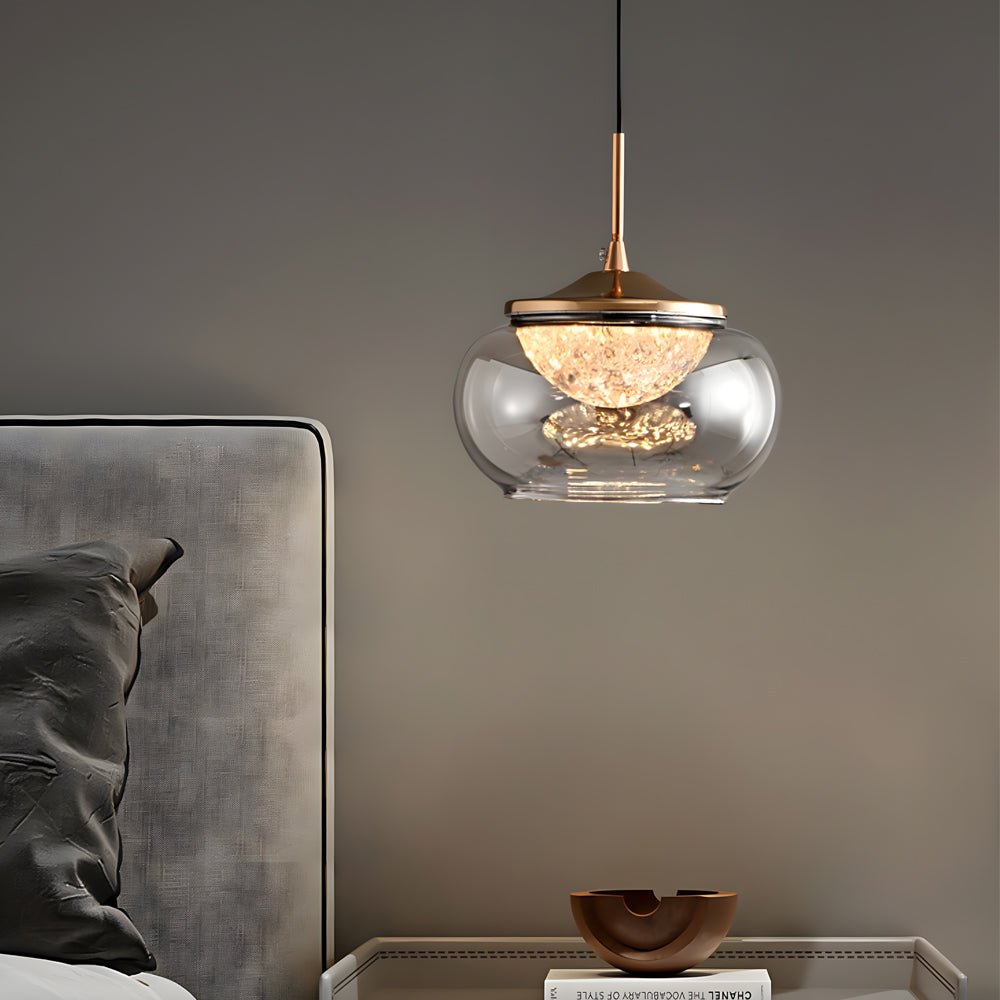 Candy Jar Pendant Light - 3 Step Dimming Nordic Glass Acrylic Design