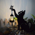 Cat Silhouette LED Solar Light - Waterproof Smart Garden Decor