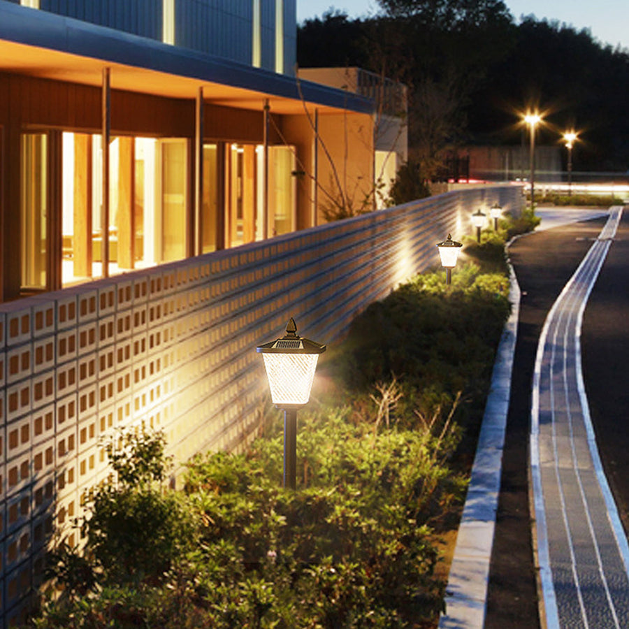 Title: Solar LED Lawn Stakes - Waterproof Outdoor Lights

Description: Illuminate your outdoor spaces with our Solar-Powered LED Lawn Stakes. Designed for easy installation, these waterproof garden lights provide bright, efficient lighting while enhancing