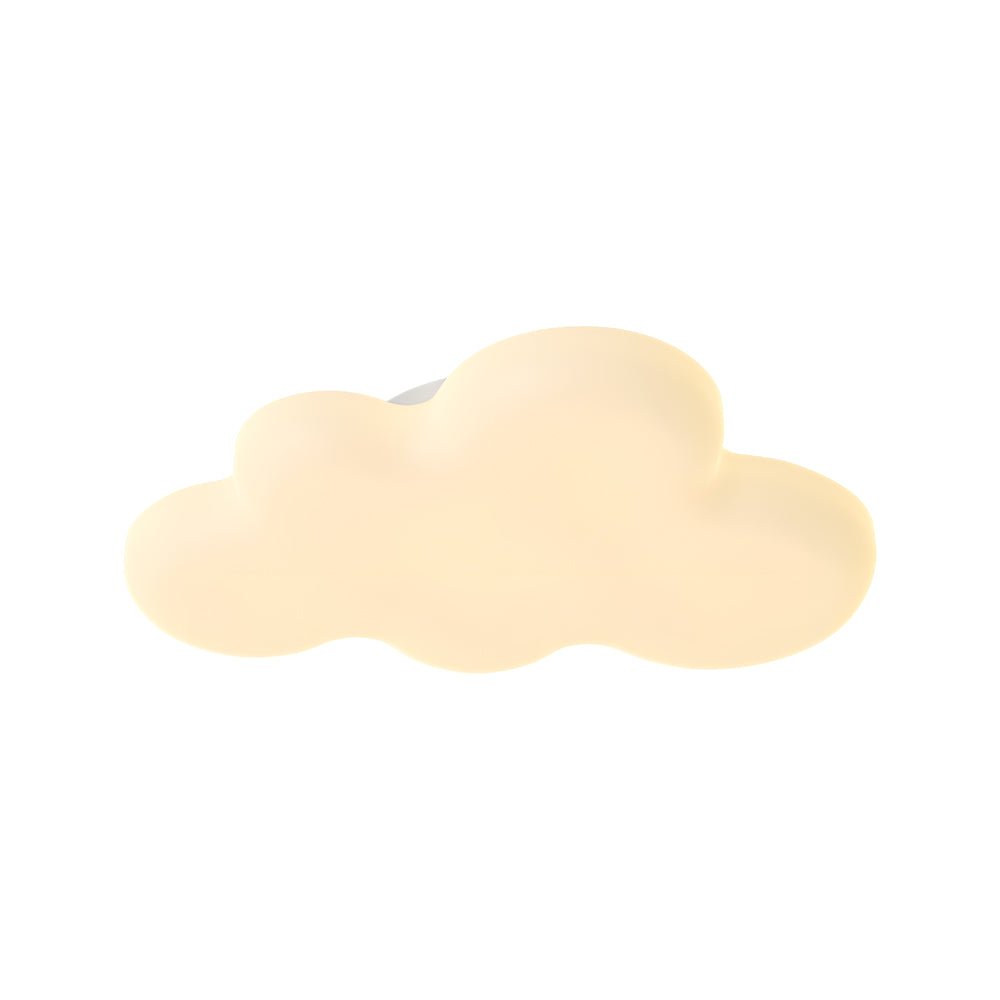 Ceiling Cloud Light Modern Off-White LED Flush Mount Fixture