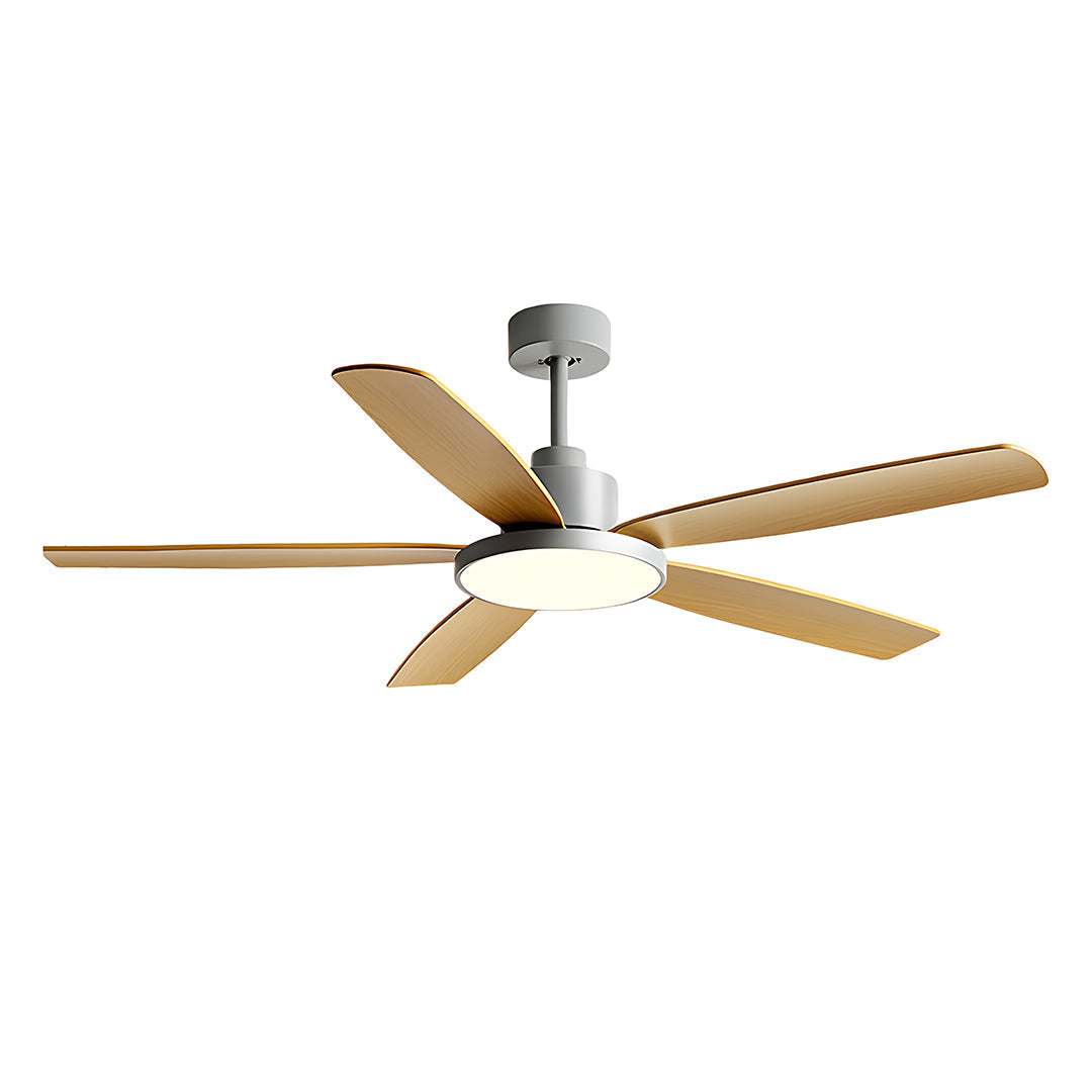 Nordic Style Ceiling Fan Chandelier with 5 Lights - Modern Lighting Fixture