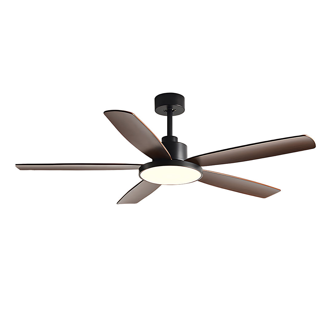 Nordic Style Ceiling Fan Chandelier with 5 Lights - Modern Lighting Fixture