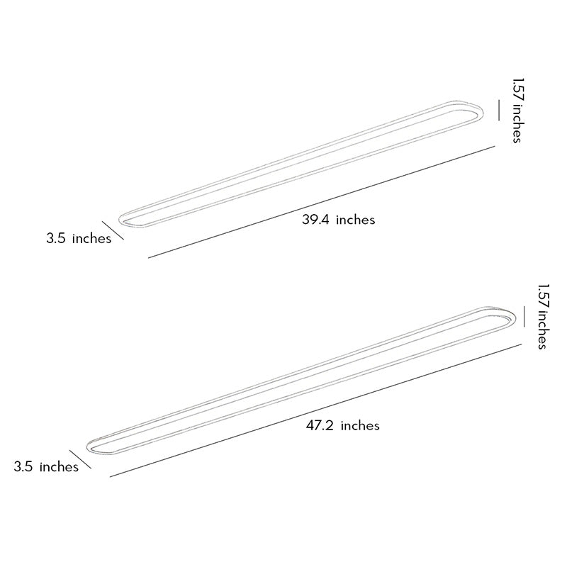 Modern Minimalist LED Ceiling Light - Metal Design for Home & Office