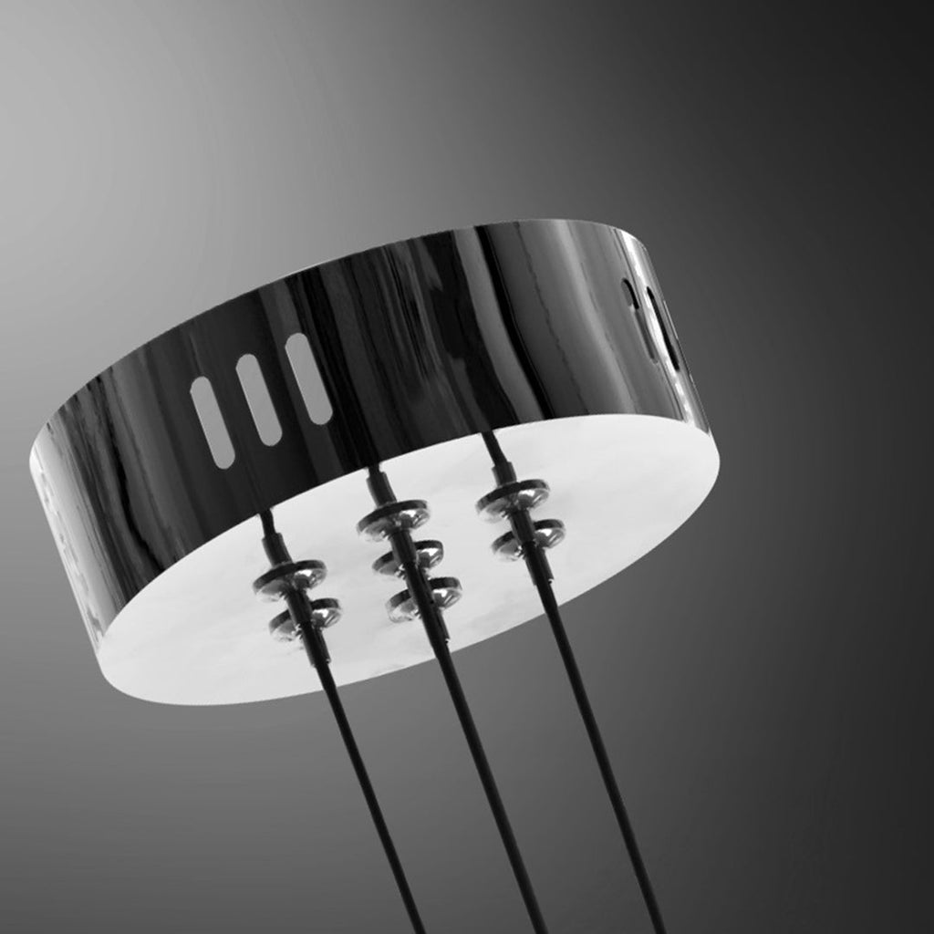 Modern Full Spectrum LED Chandelier - Magic Bean Glass Light