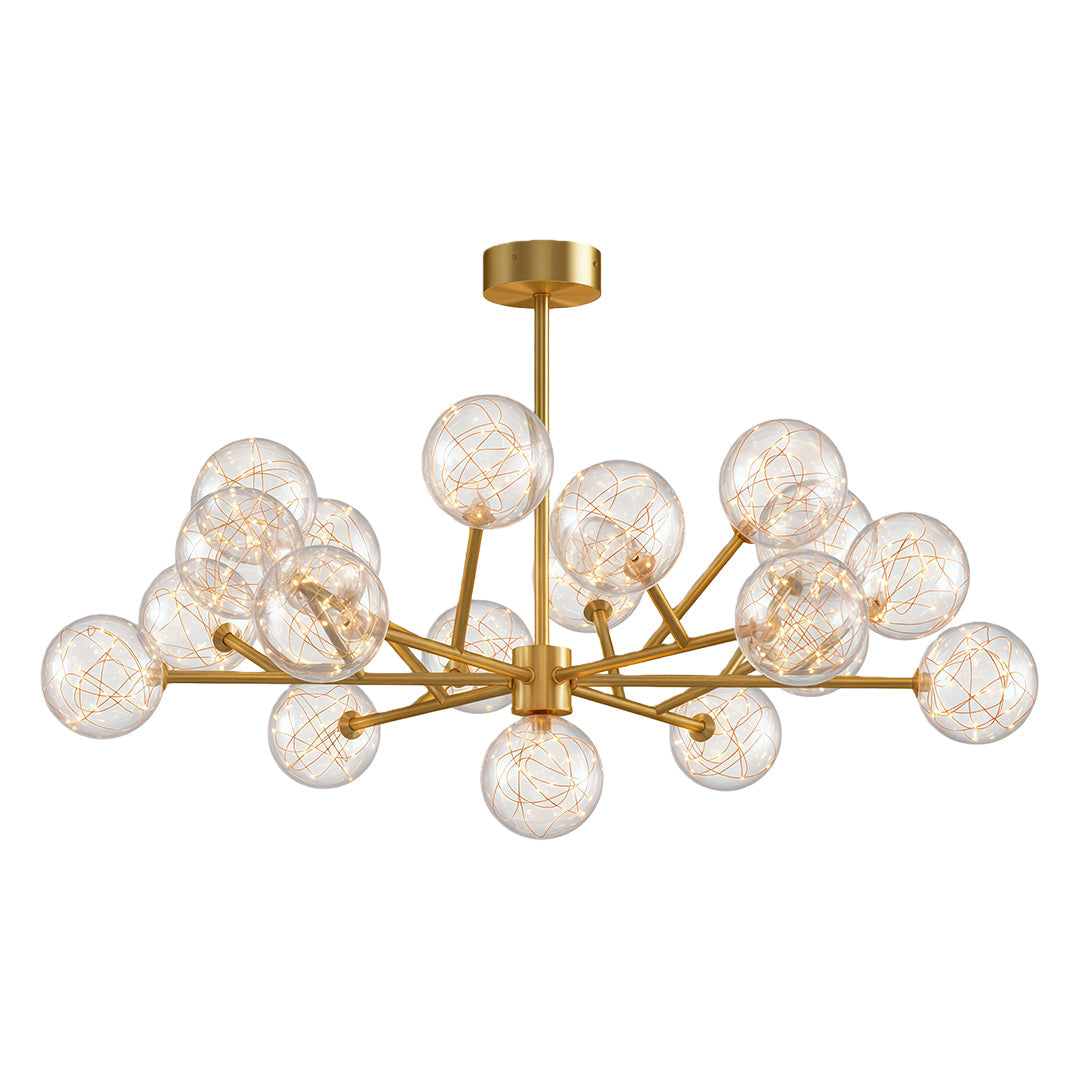 Modern Glass Globe Chandelier - Sky Star Ceiling Light