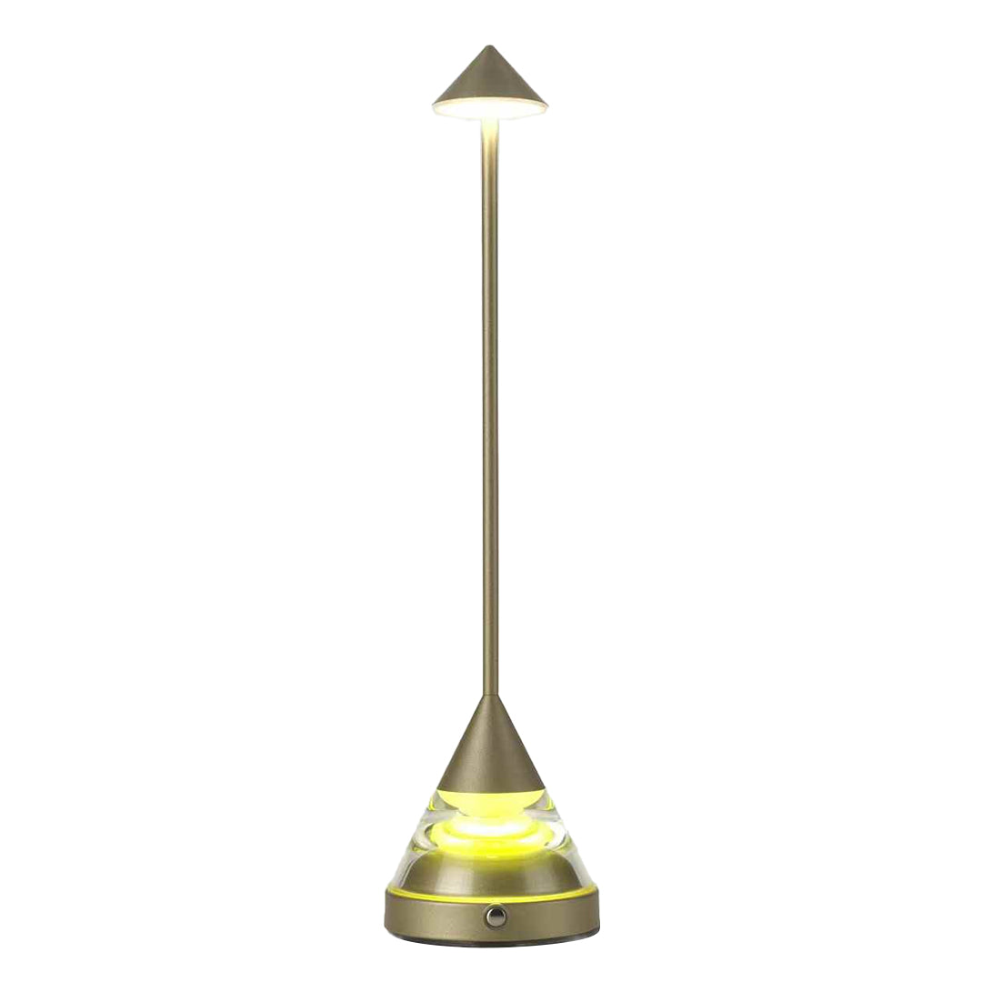 **Compact Aluminum Iron Accent Table Lamp - Unique Modern Design**  

Enhance your decor with this unique small table lamp crafted from high-quality aluminum and iron. Featuring a creative pointed design, this accent light adds a contemporary touch to any