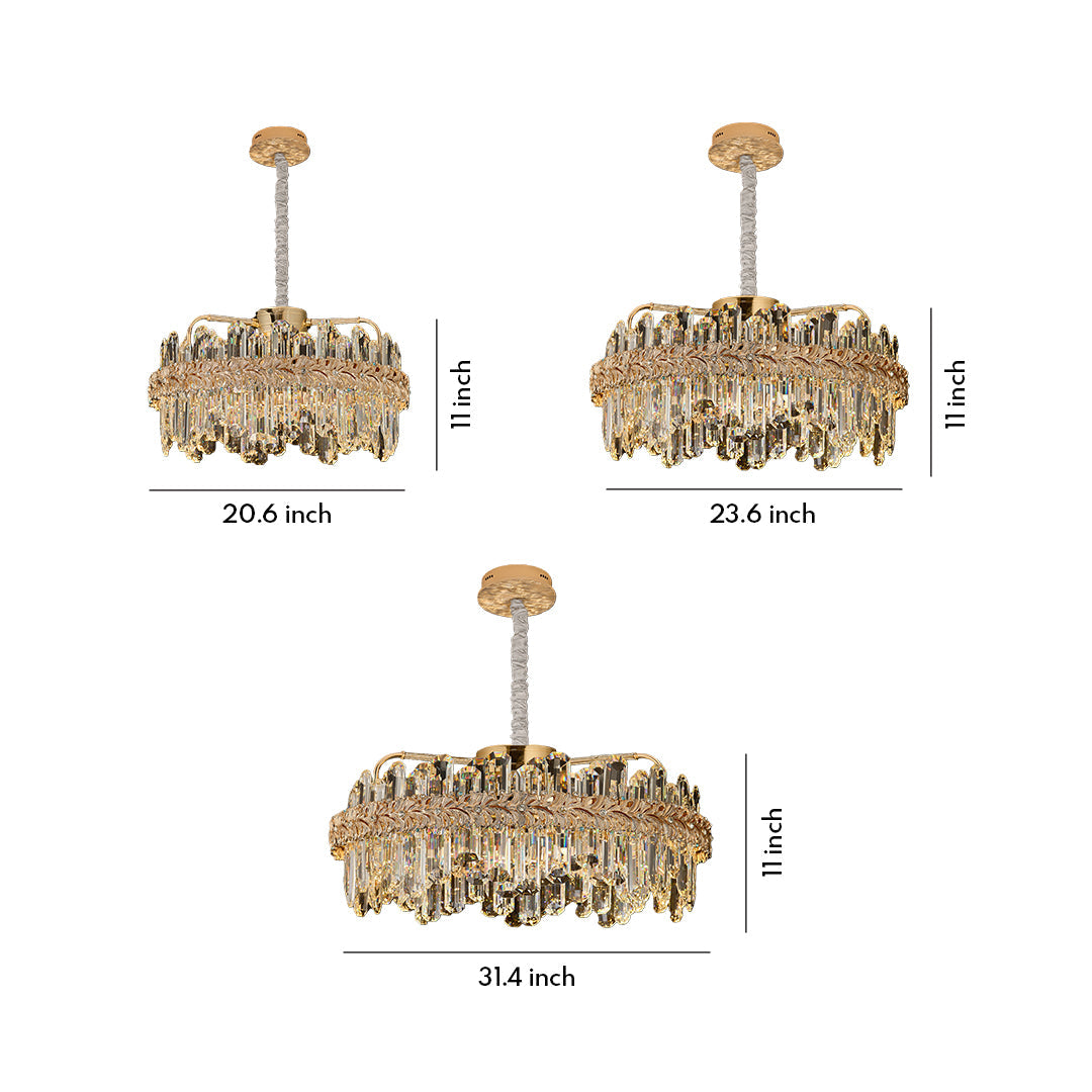 Modern Luxury Crystal Chandelier Ceiling Light