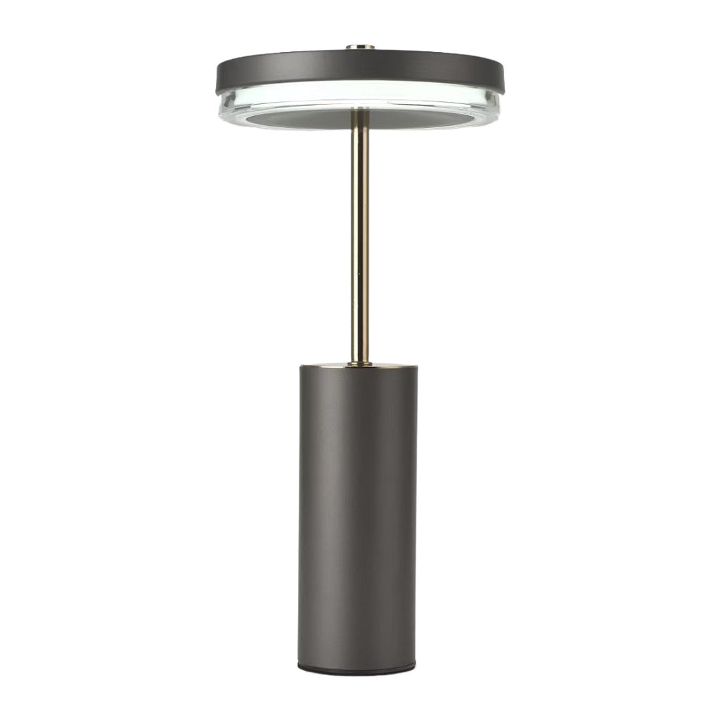 European Style Metal Cylinder Table Lamp - Decorative Lighting Accent