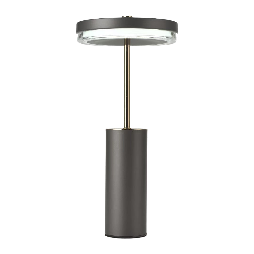 European Style Metal Cylinder Table Lamp - Decorative Lighting Accent
