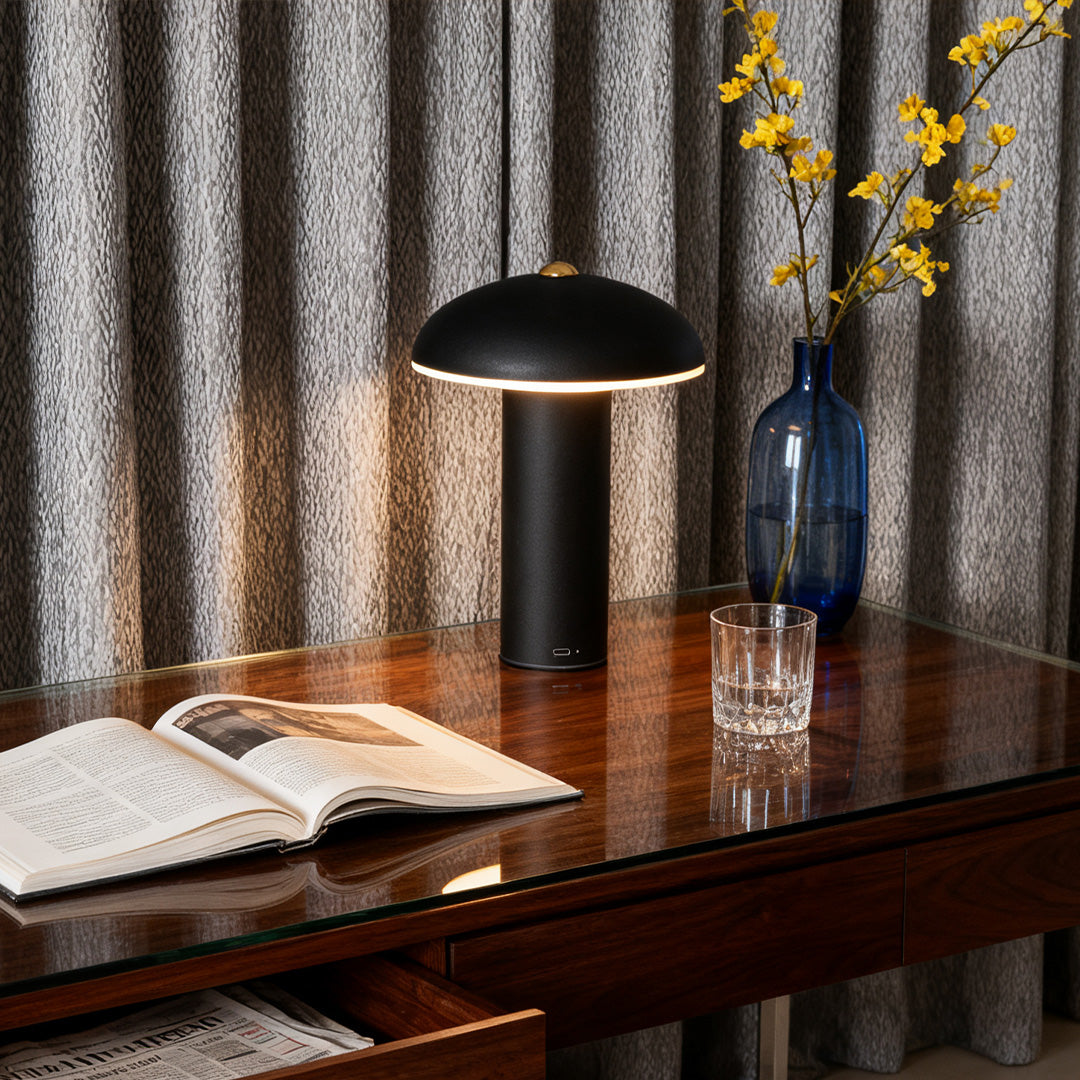 Dimmable LED Table Lamp - Stylish Iron and Acrylic Ambient Light for Home Decor