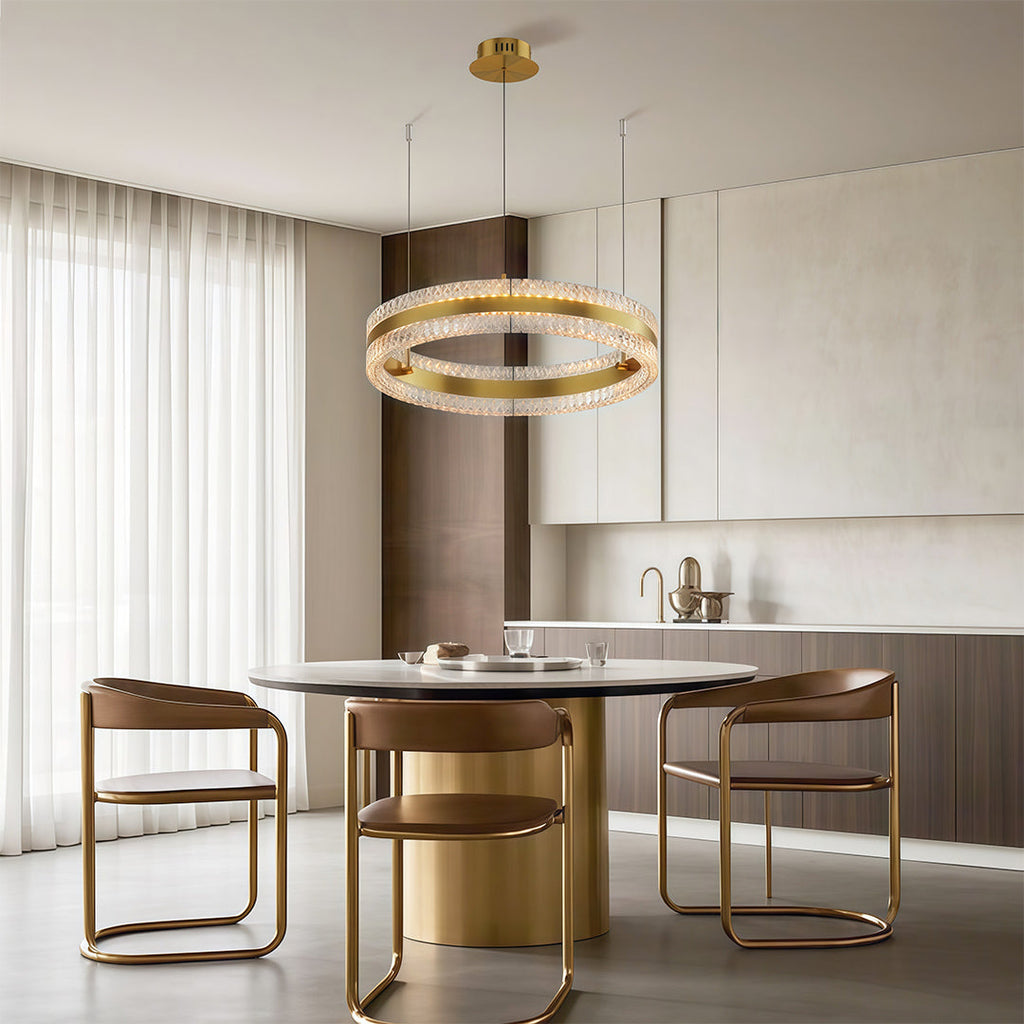 Modern Circular Minimalist Luxury Chandelier Ceiling Light