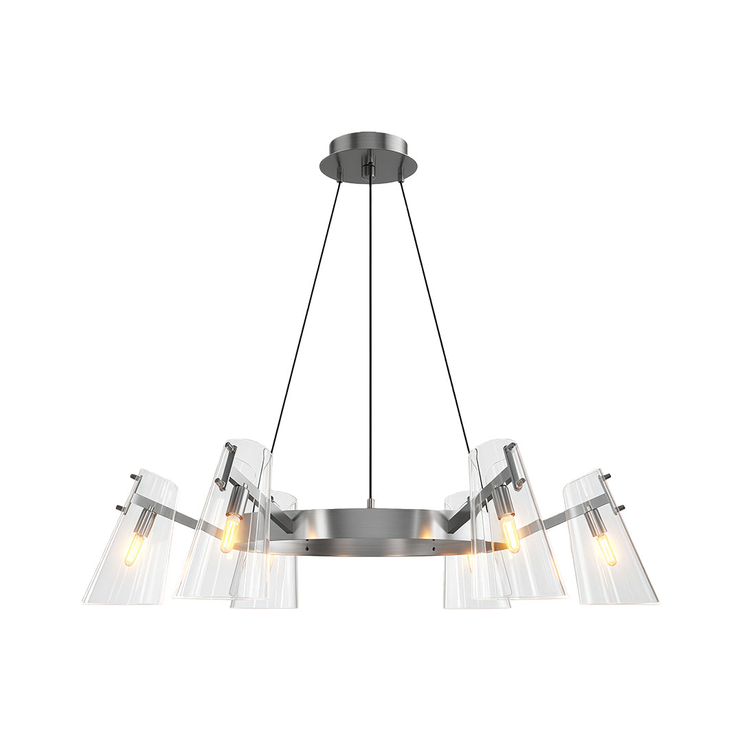 Modern Copper Ceiling Light Chandelier - Simple Elegance