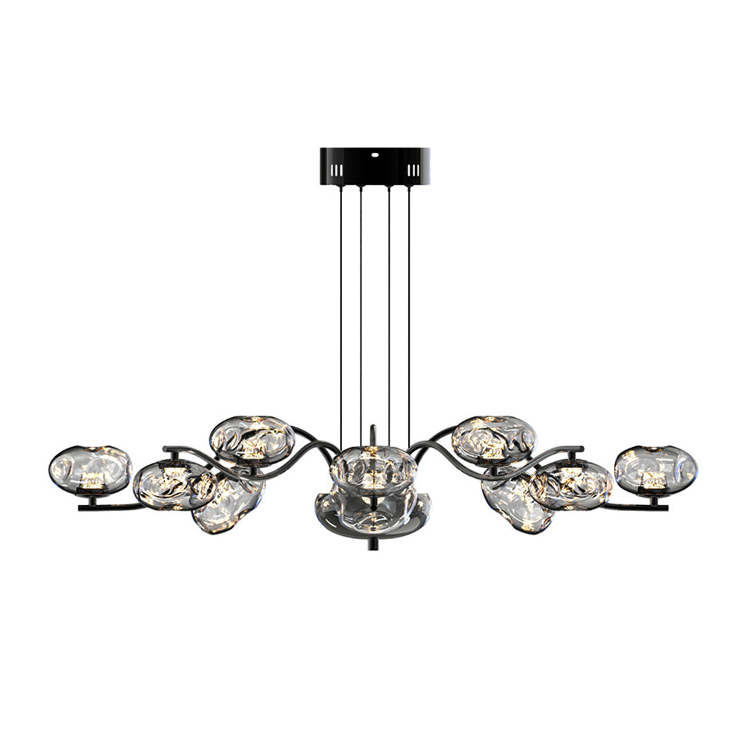 Modern Full Spectrum LED Chandelier - Magic Bean Glass Light
