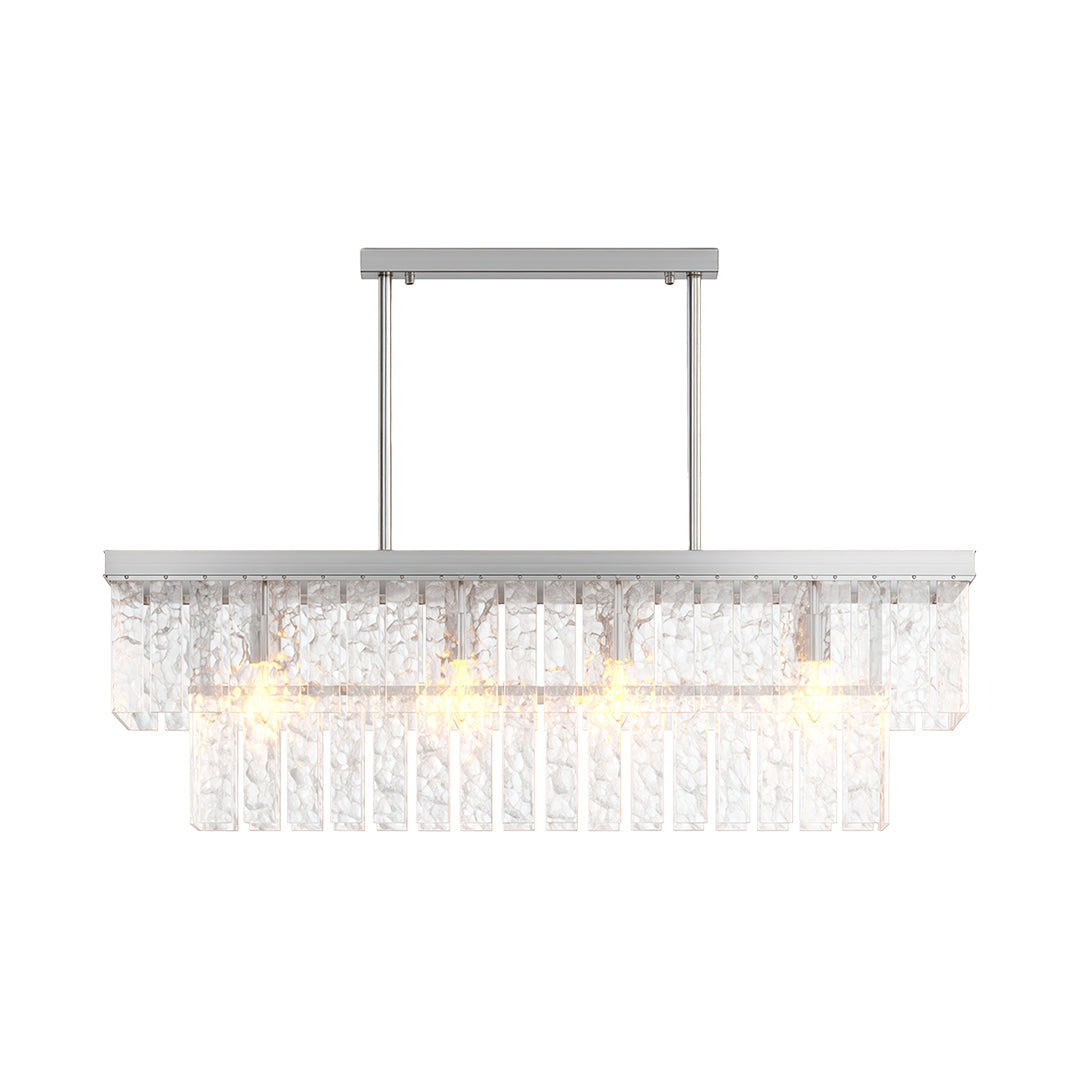 Modern Full-Copper Minimalist Chandelier Ceiling Light