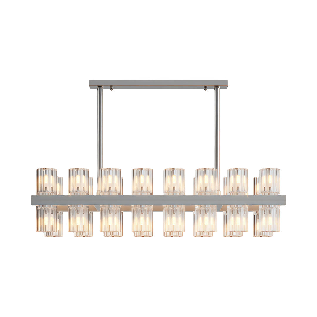 Luxury Crystal Chandelier - American Copper Ceiling Light