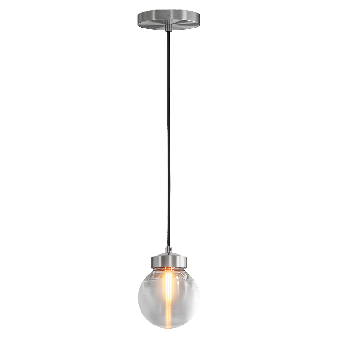 Modern Copper Chandelier Luxury Glass Ceiling Light