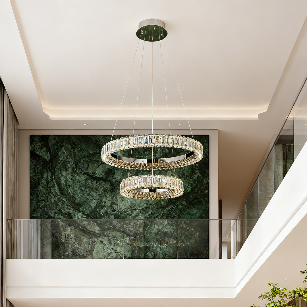 Circle Chandelier Minimalist Luxury Ceiling Light Ring