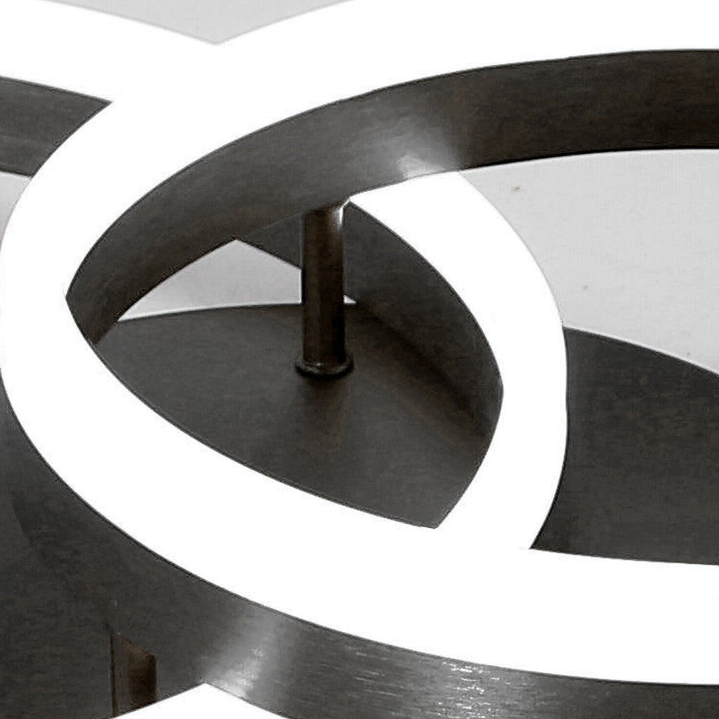 Nordic Circular Three-Color Ceiling Light - Flush Mount Lighting