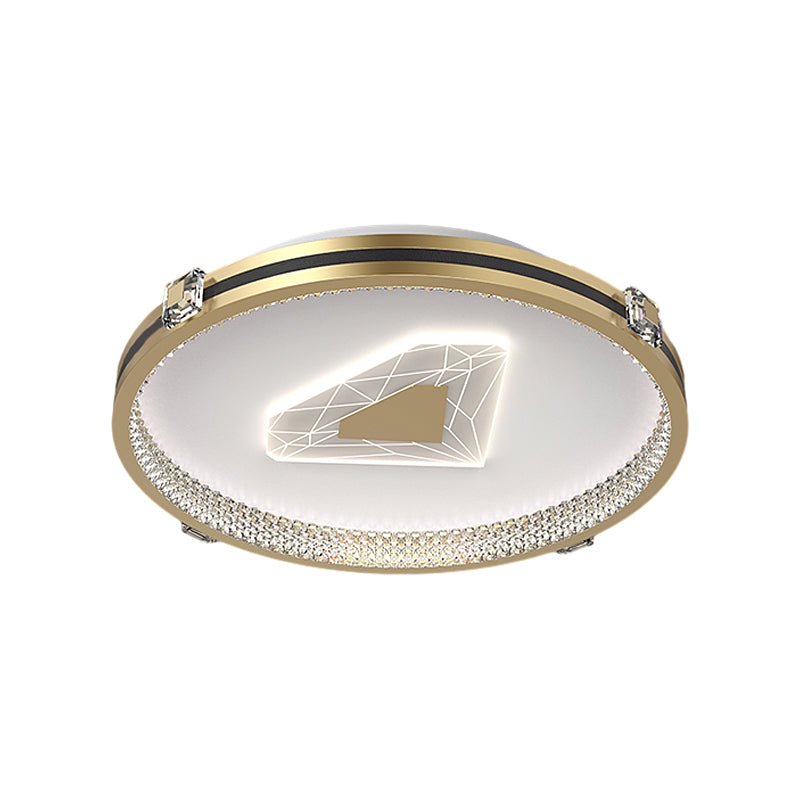 Circular Dimmable LED Modern Ceiling Light Fixture