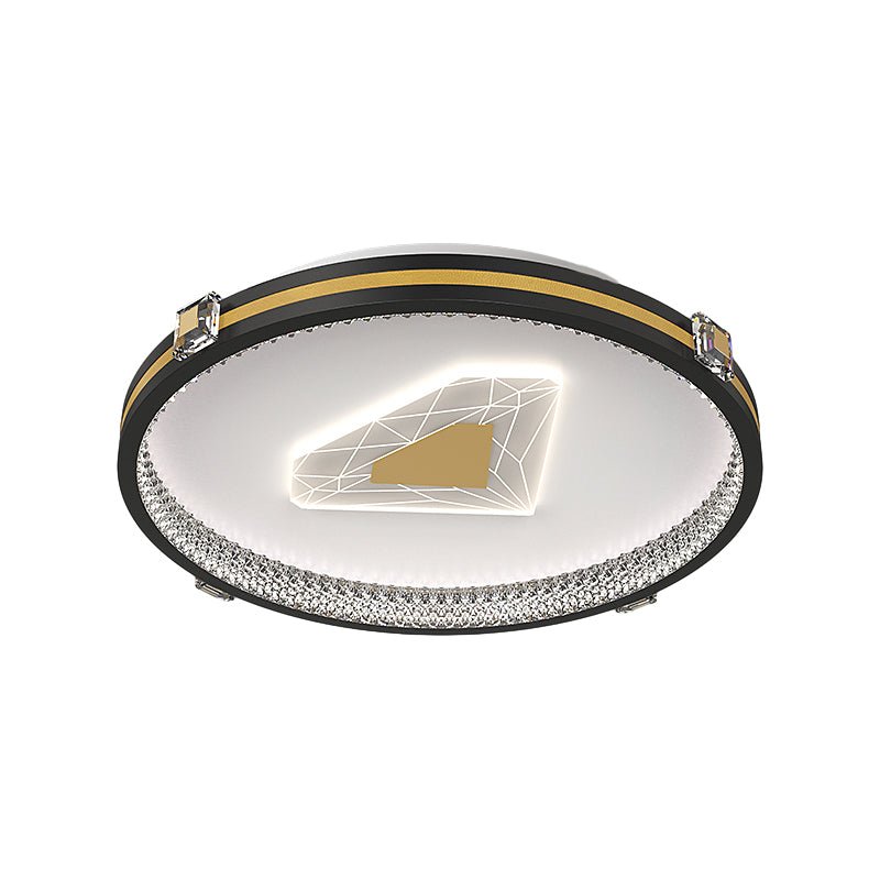 Circular Dimmable LED Modern Ceiling Light Fixture