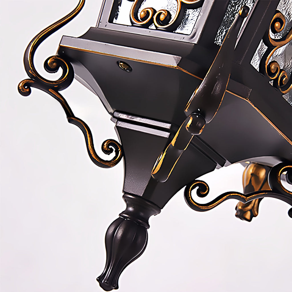 Antique Waterproof Outdoor Wall Sconce - European Lantern Design