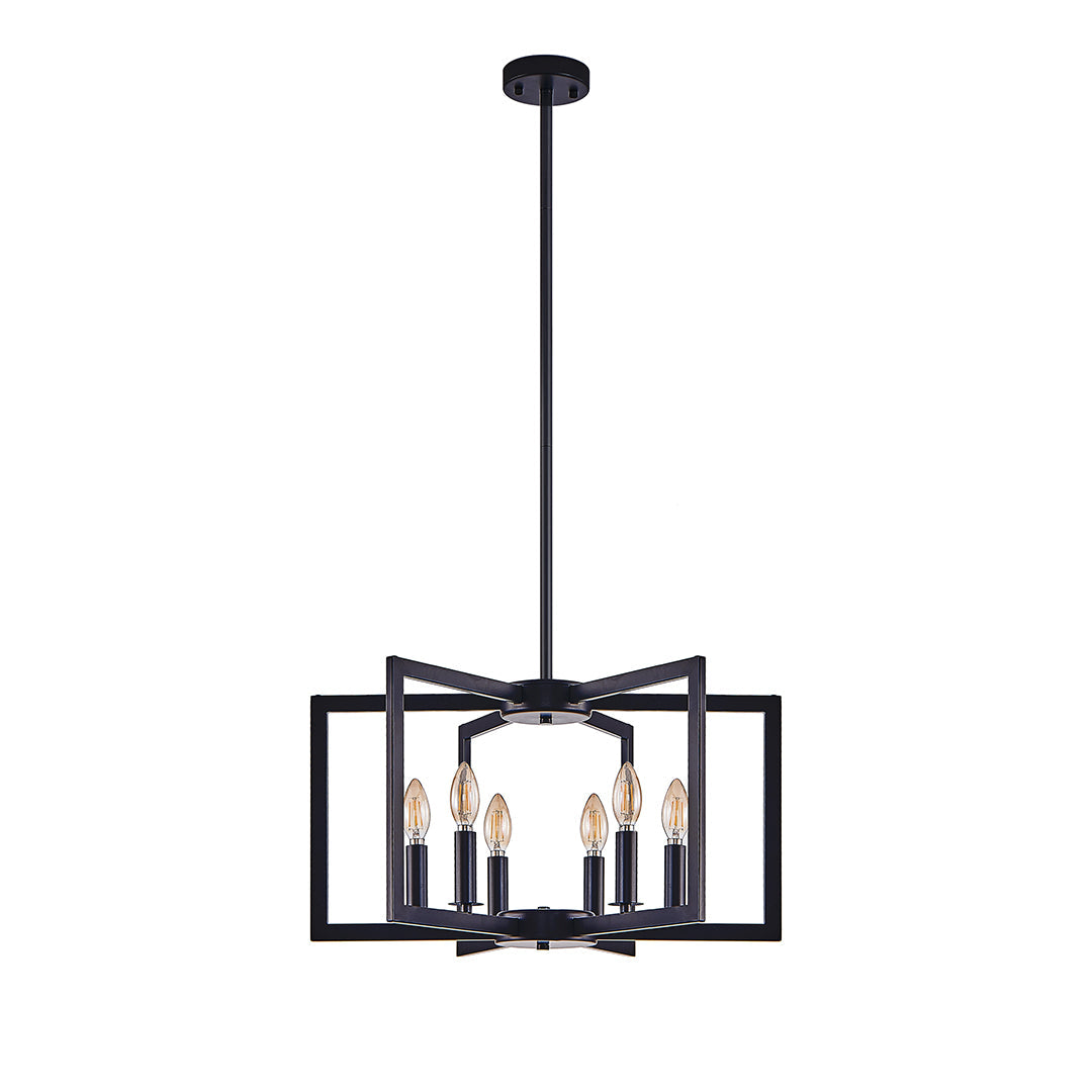 Candle Chandeliers Industrial Multi-Head Ceiling Lights
