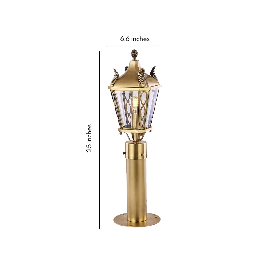Title: Copper Outdoor Path Lighting - European Landscape Lamp

Description: Illuminate your garden with our Copper Outdoor Path Lighting. This elegant European landscape lamp combines style with functionality, providing a warm glow for pathways, driveways