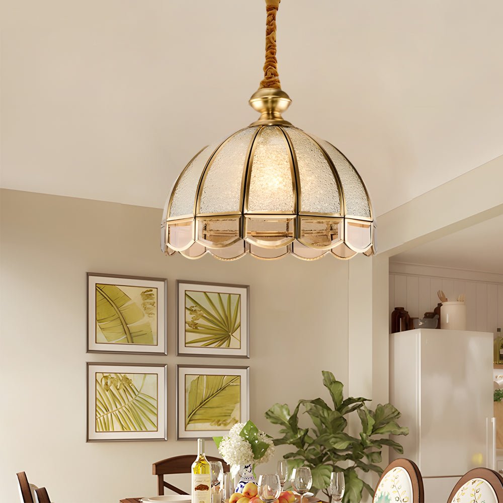 Classic Glass Flowers Dimming European Chandelier - Elegant Lighting Fixture