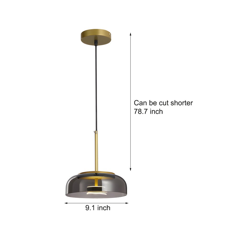 Classic Glass Pendant Lamp - Nordic LED Hanging Light