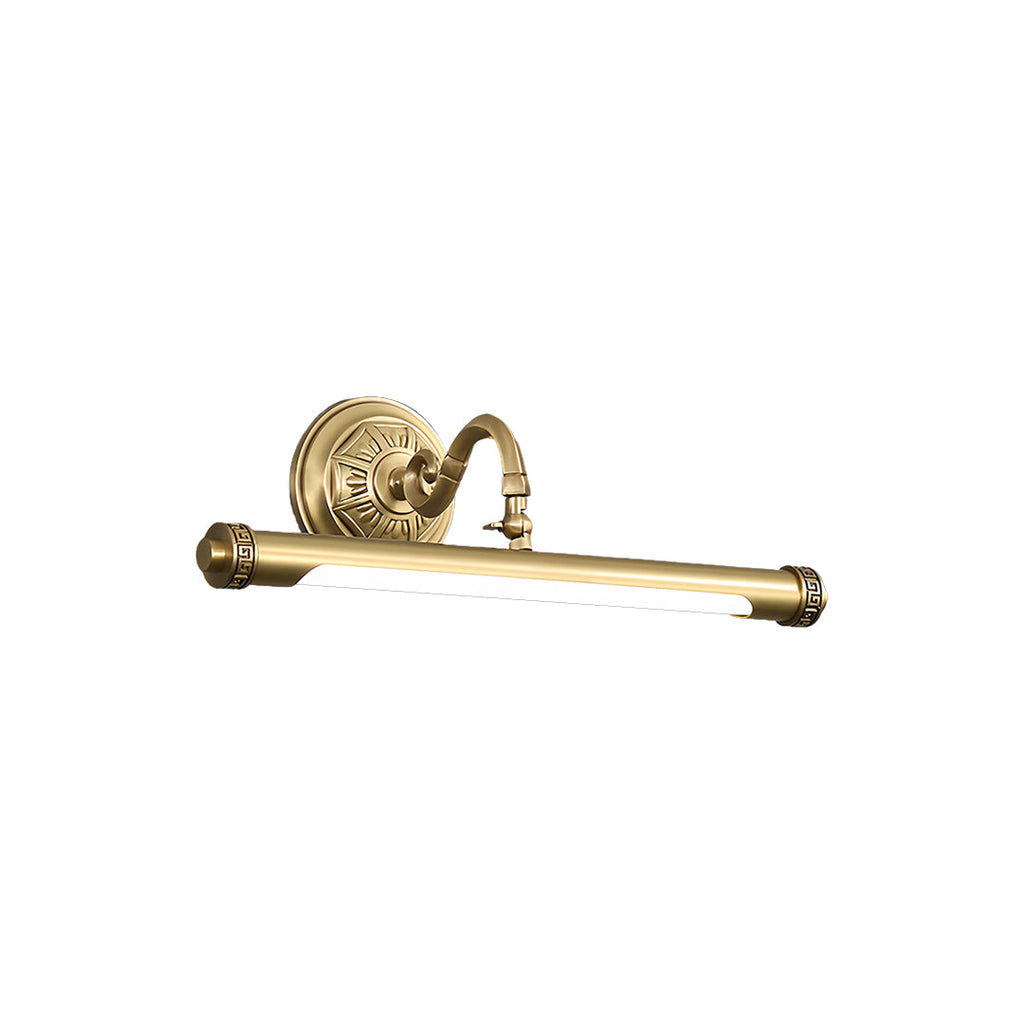 Gold Bathroom Vanity Light European Pure Copper Mirror Wall Light Elegant Modern Design Luxury Lighting Fixtures for Bathroom and Makeup Spaces Stylish Wall Sconce for Home Decor Interior Lighting Solutions
