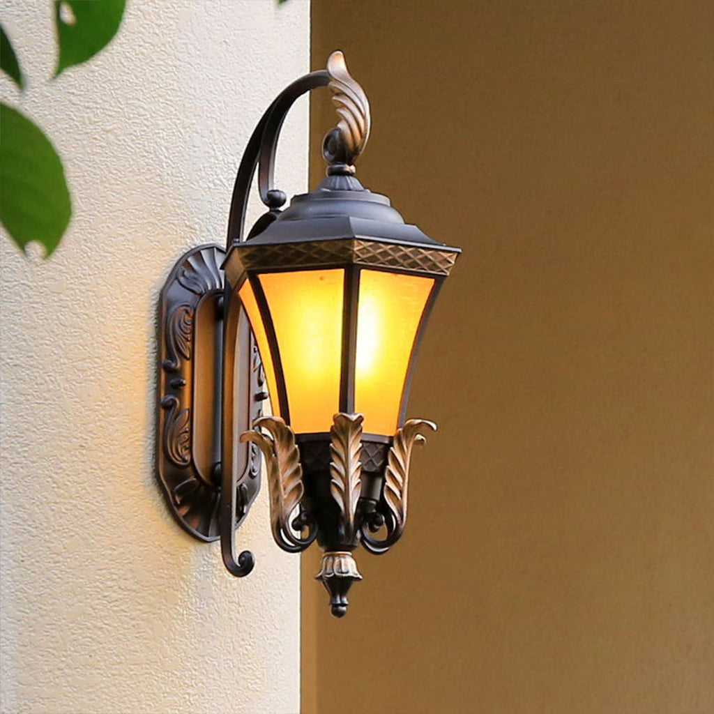 Copper Wall Sconce Outdoor Waterproof European-Style Lighting