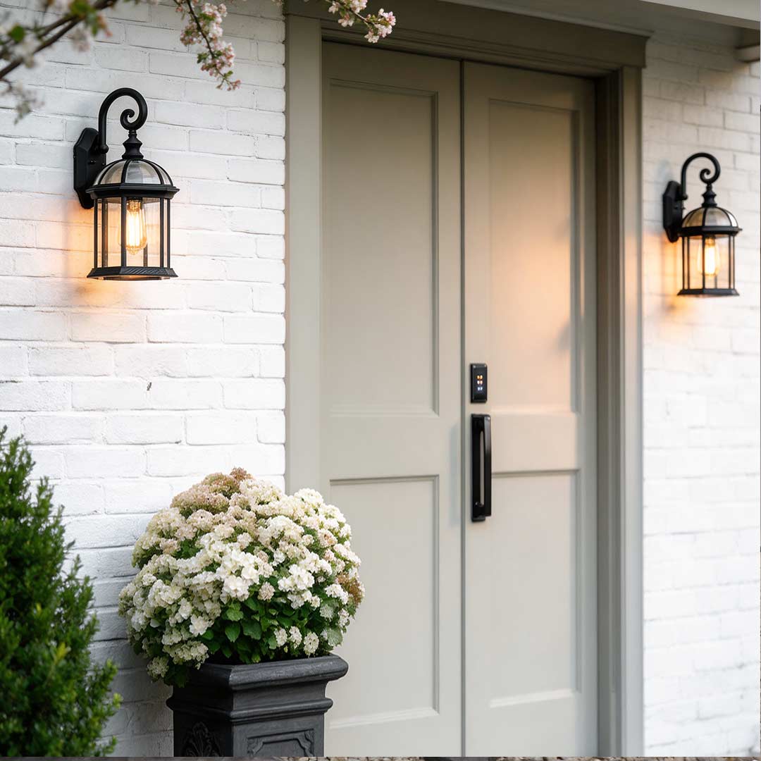Vintage Waterproof Outdoor Wall Lantern - Classic Design Decorative Light